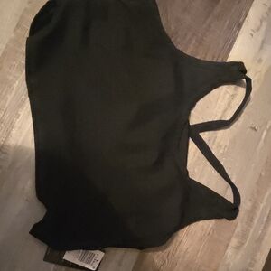 torrid Black Strappy Crop Tank